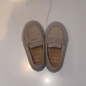 Janie and Jack Kids Beige Moccasins